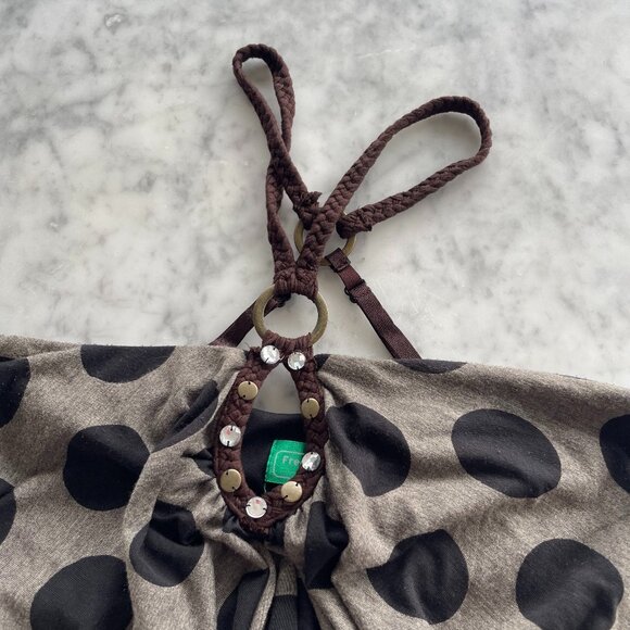 Freeway Vintage Halter Neck‎ Top - Picture 4 of 7